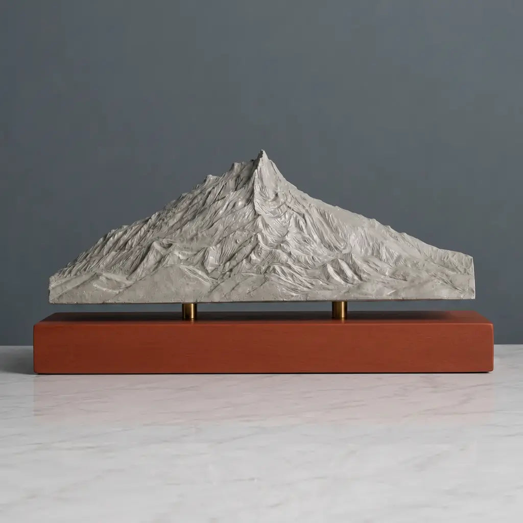 Mount Jefferson Sculpture (View from McKenzie Pass, Oregon) Sculpted Peaks
