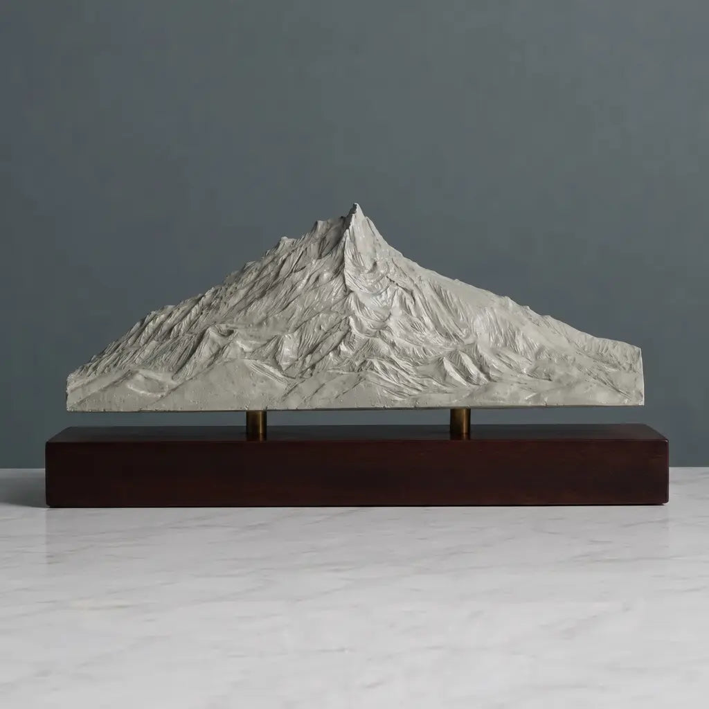 Mount Jefferson Sculpture (View from McKenzie Pass, Oregon) Sculpted Peaks