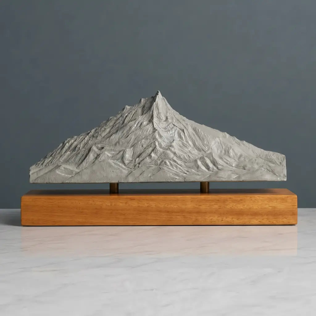 Mount Jefferson Sculpture (View from McKenzie Pass, Oregon) Sculpted Peaks
