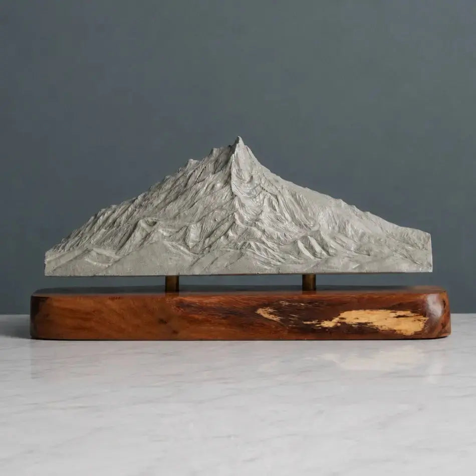 Mount Jefferson Sculpture (View from McKenzie Pass, Oregon) Sculpted Peaks