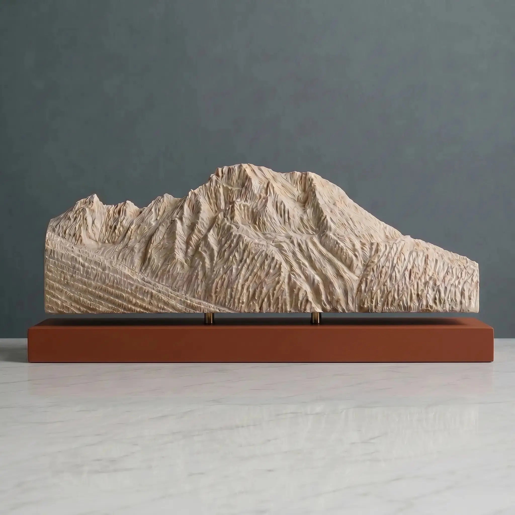 Mount Moran Sculpture (View from Jackson Lake, Wyoming) Sculpted Peaks
