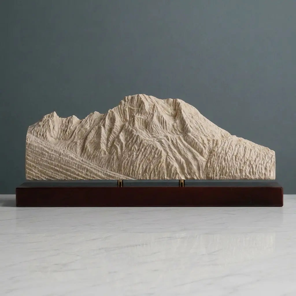 Mount Moran Sculpture (View from Jackson Lake, Wyoming) Sculpted Peaks