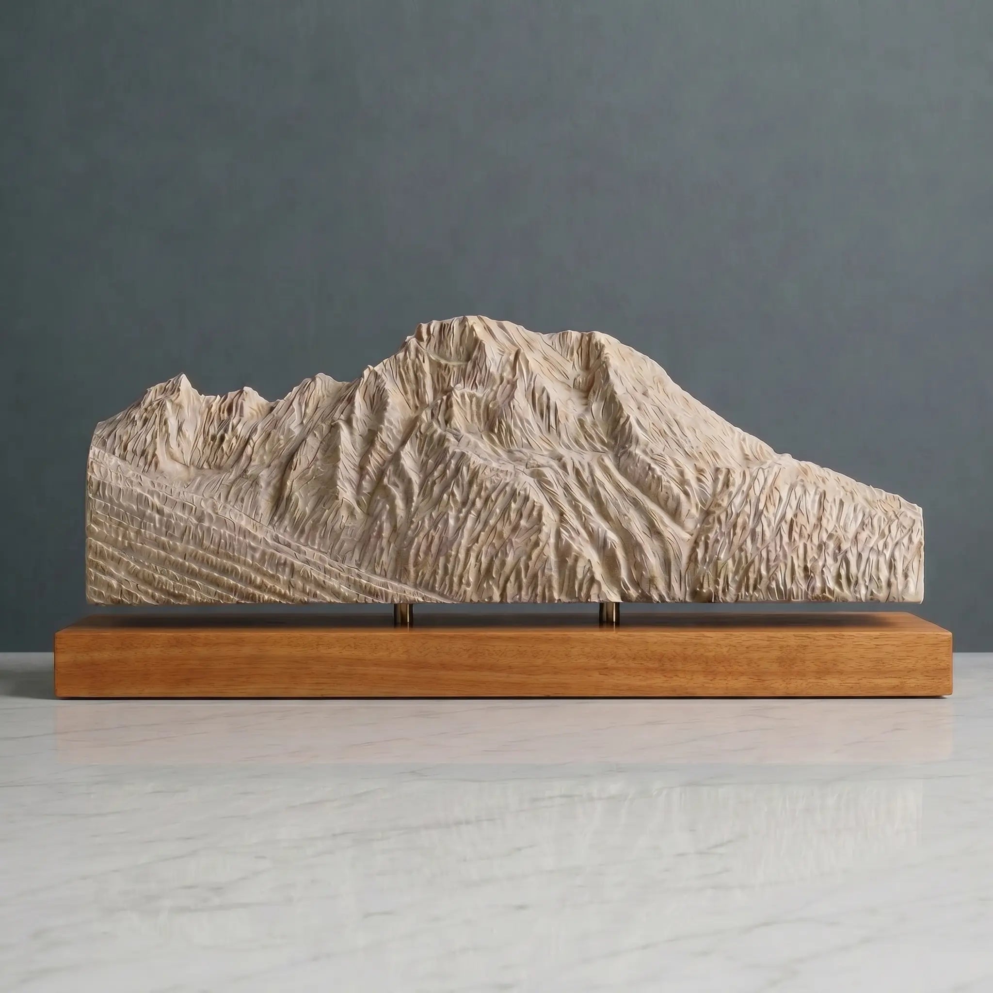 Mount Moran Sculpture (View from Jackson Lake, Wyoming) Sculpted Peaks