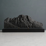 Mount Moran Sculpture (View from Jackson Lake, Wyoming) Sculpted Peaks