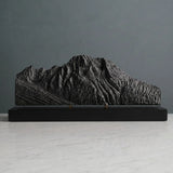 Mount Moran Sculpture (View from Jackson Lake, Wyoming) Sculpted Peaks