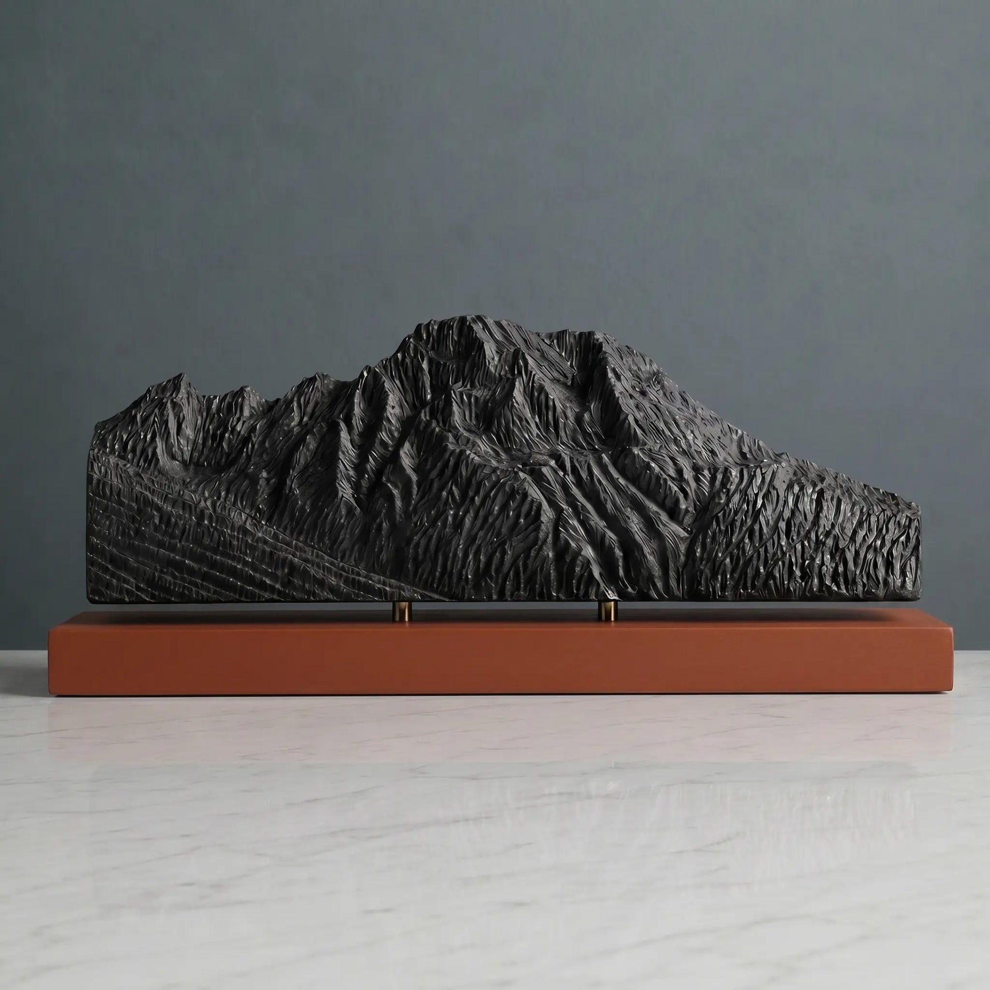 Mount Moran Sculpture (View from Jackson Lake, Wyoming) Sculpted Peaks