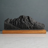 Mount Moran Sculpture (View from Jackson Lake, Wyoming) Sculpted Peaks