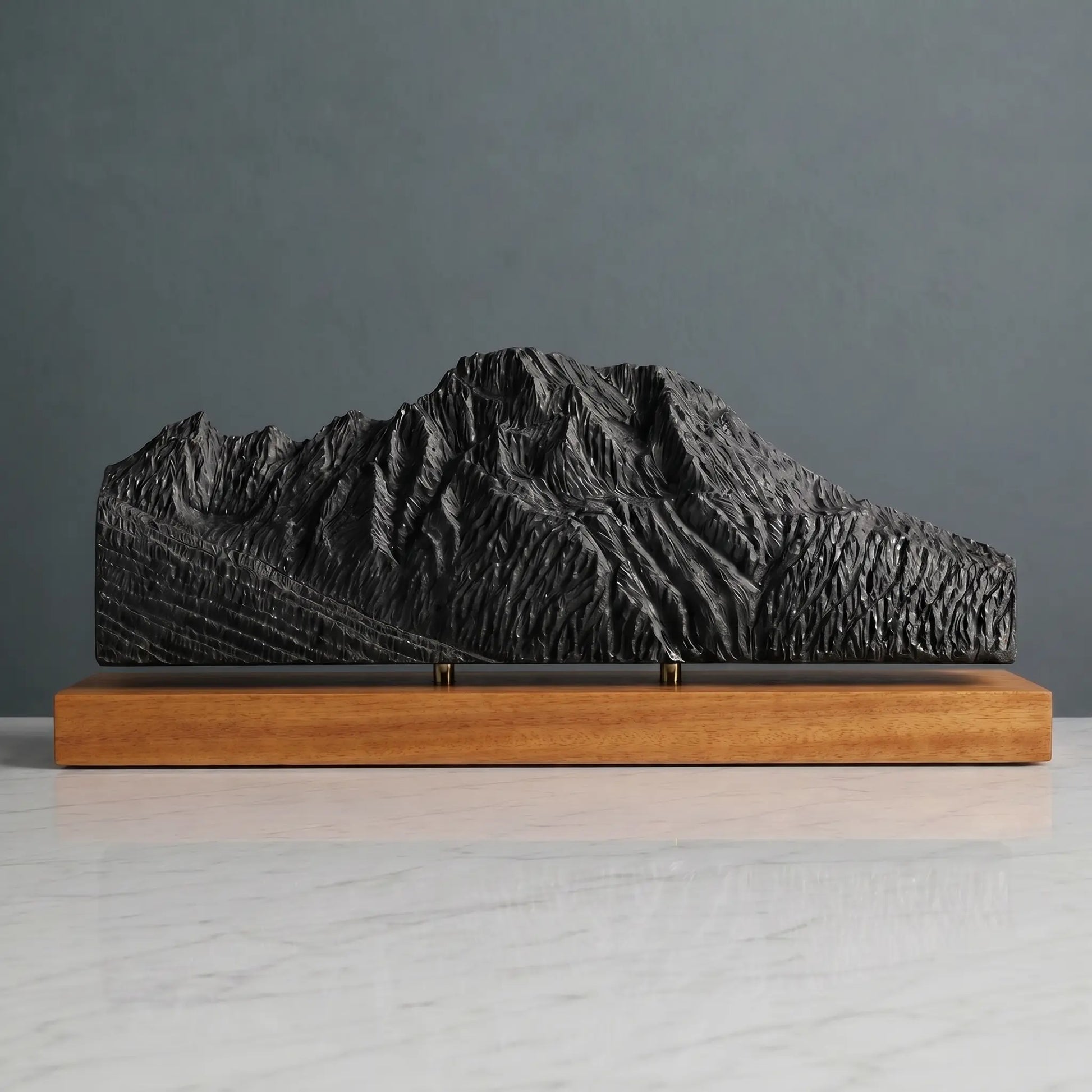 Mount Moran Sculpture (View from Jackson Lake, Wyoming) Sculpted Peaks