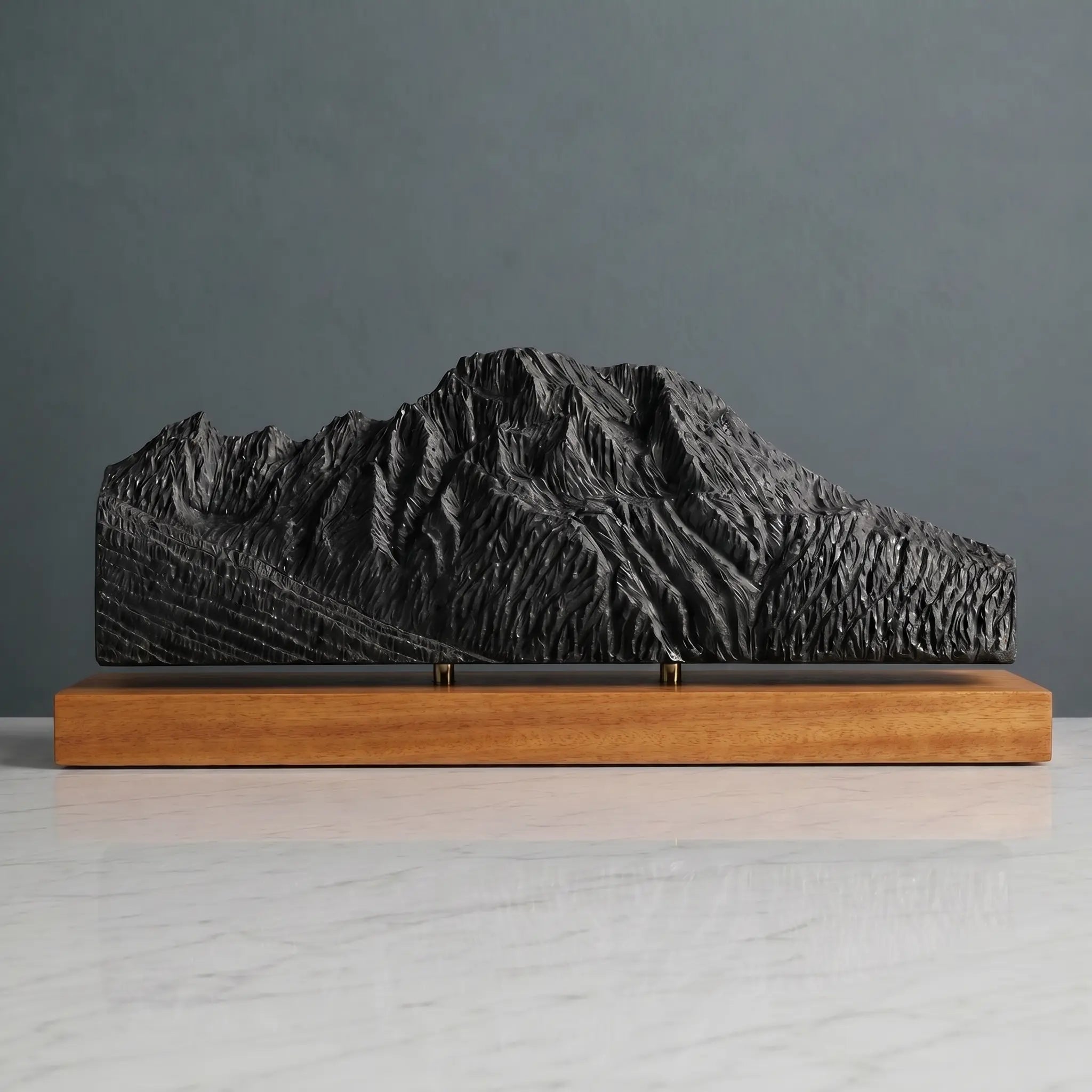 Mount Moran Sculpture (View from Jackson Lake, Wyoming) Sculpted Peaks