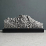 Mount Moran Sculpture (View from Jackson Lake, Wyoming) Sculpted Peaks