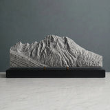 Mount Moran Sculpture (View from Jackson Lake, Wyoming) Sculpted Peaks