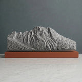 Mount Moran Sculpture (View from Jackson Lake, Wyoming) Sculpted Peaks
