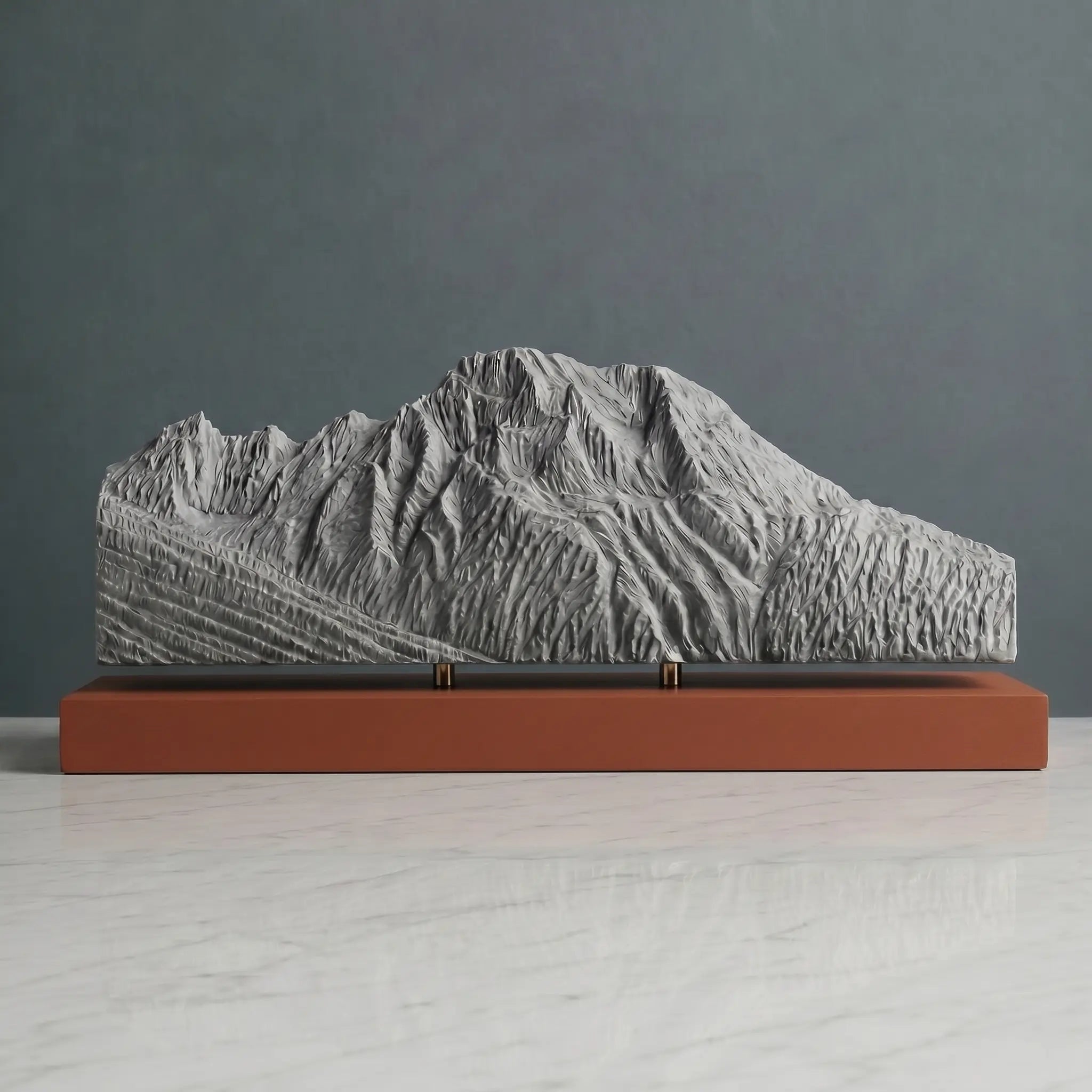 Mount Moran Sculpture (View from Jackson Lake, Wyoming) Sculpted Peaks