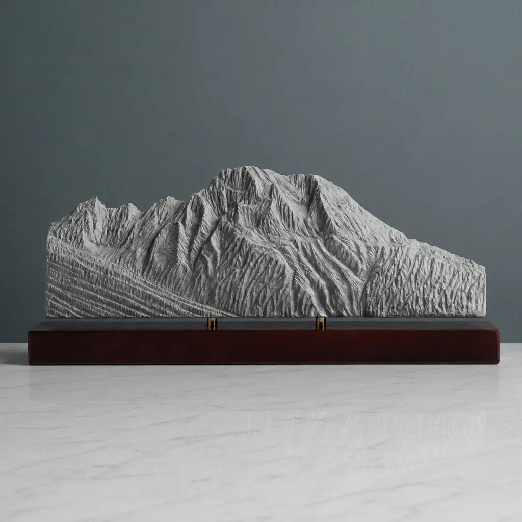 Mount Moran Sculpture (View from Jackson Lake, Wyoming) Sculpted Peaks
