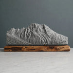 Mount Moran Sculpture (View from Jackson Lake, Wyoming) Sculpted Peaks