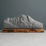 Mount Moran Sculpture (View from Jackson Lake, Wyoming) Sculpted Peaks