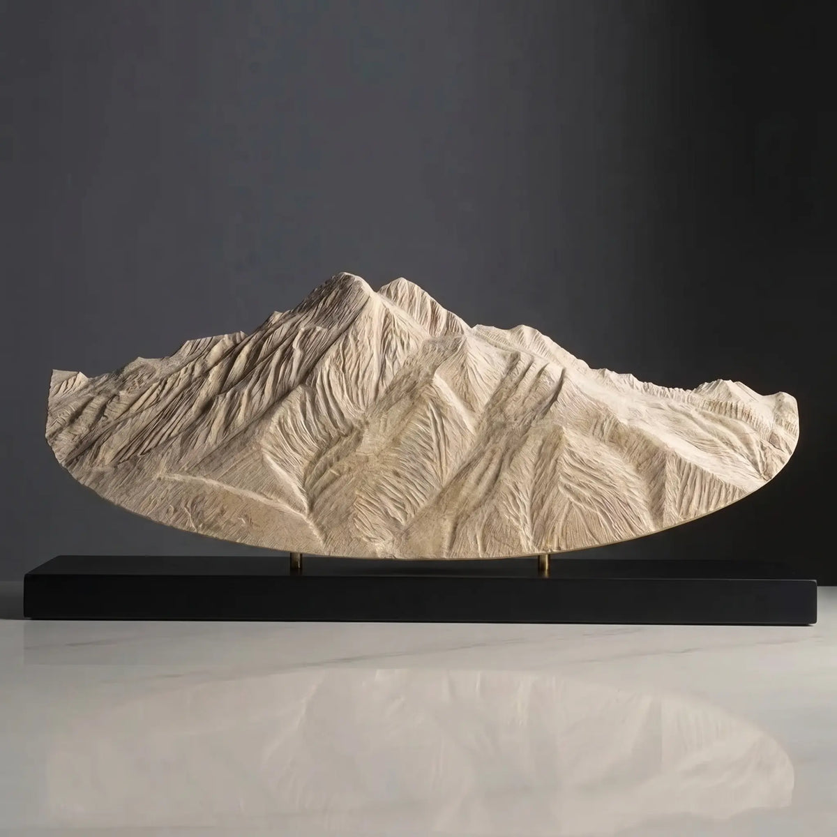 Mount Olympus Sculpture (View from Salt Lake Valley, Utah) Sculpted Peaks