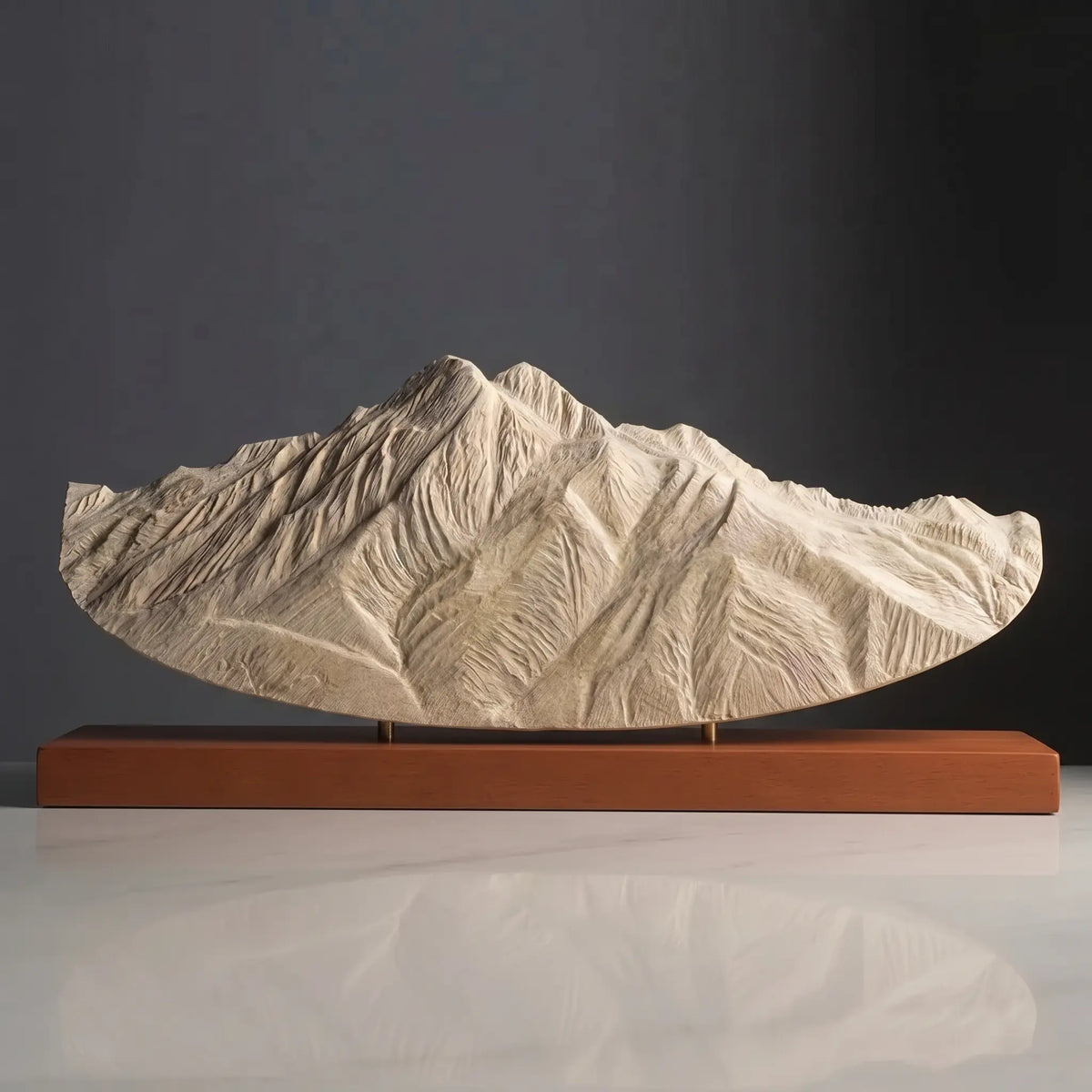 Mount Olympus Sculpture (View from Salt Lake Valley, Utah) Sculpted Peaks
