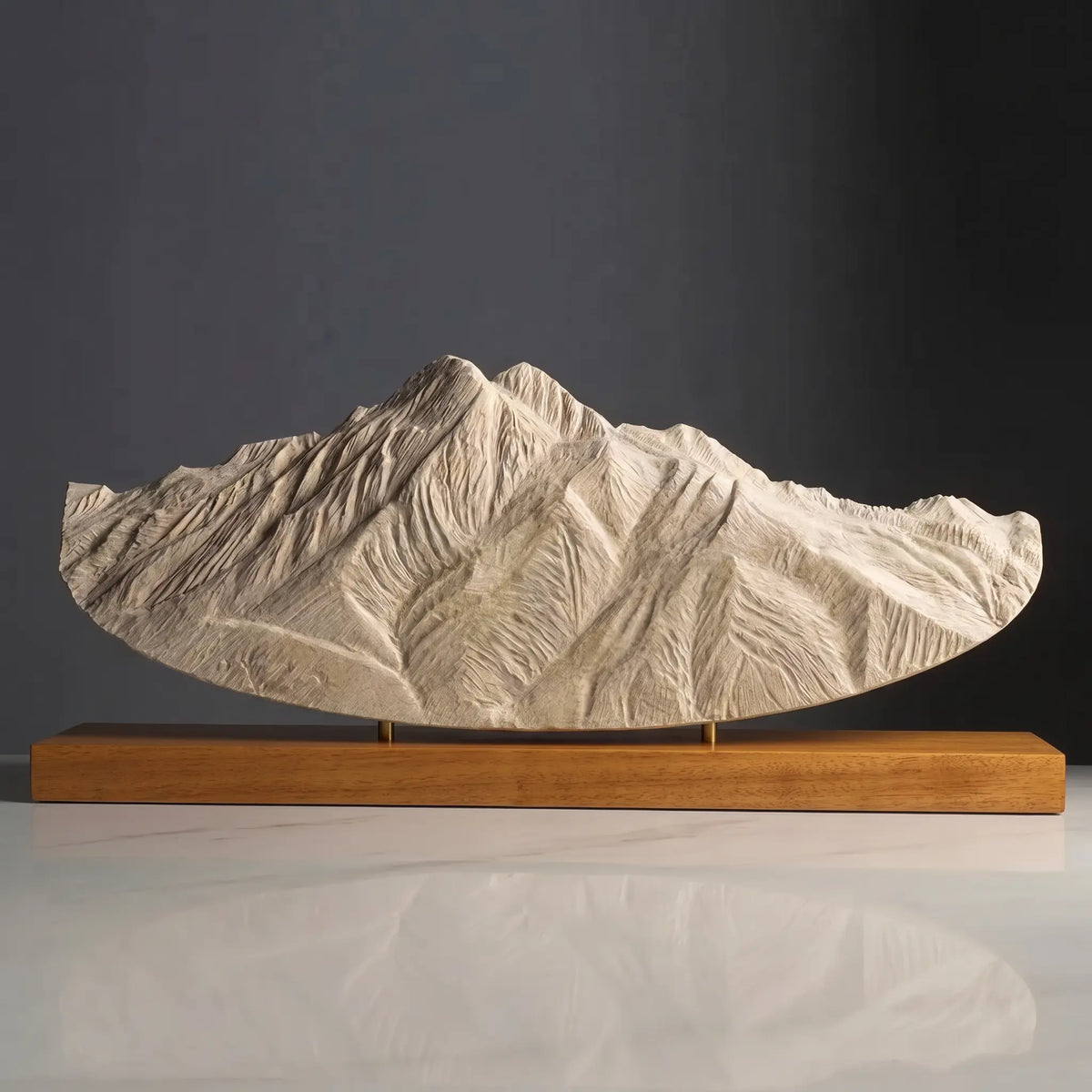Mount Olympus Sculpture (View from Salt Lake Valley, Utah) Sculpted Peaks