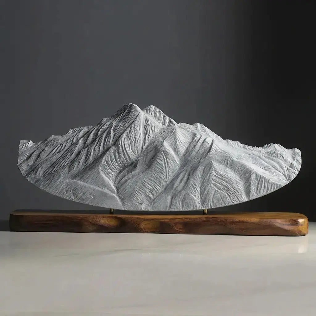 Mount Olympus Sculpture (View from Salt Lake Valley, Utah) Sculpted Peaks