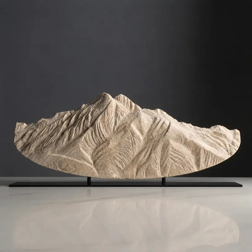 Mount Olympus Sculpture (View from Salt Lake Valley, Utah) Sculpted Peaks