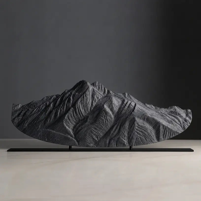 Mount Olympus Sculpture (View from Salt Lake Valley, Utah) Sculpted Peaks