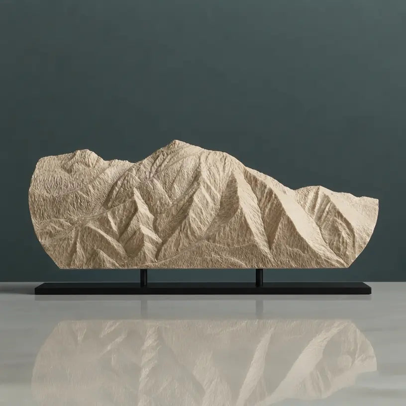 Mount Olympus Sculpture (View from Millcreek, Utah) Sculpted Peaks