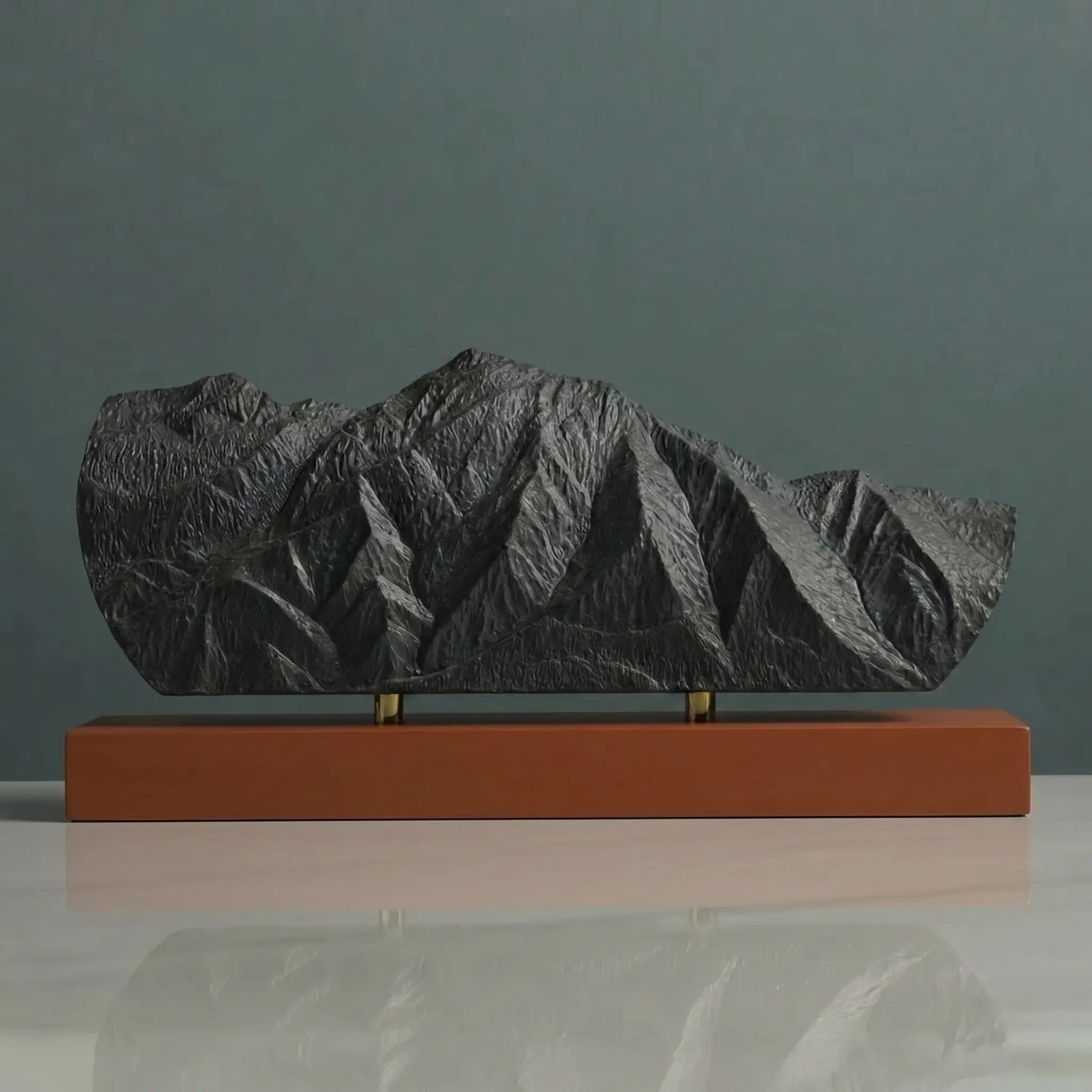 Mount Olympus Sculpture (View from Millcreek, Utah) Sculpted Peaks