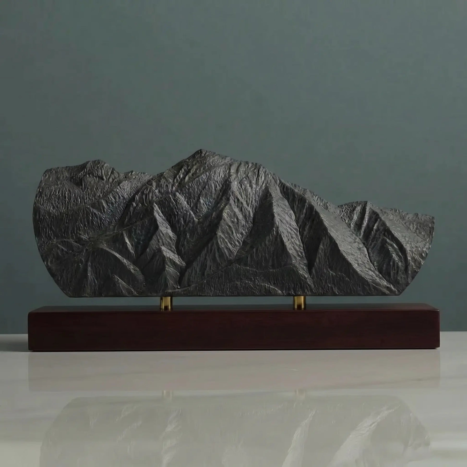 Mount Olympus Sculpture (View from Millcreek, Utah) Sculpted Peaks