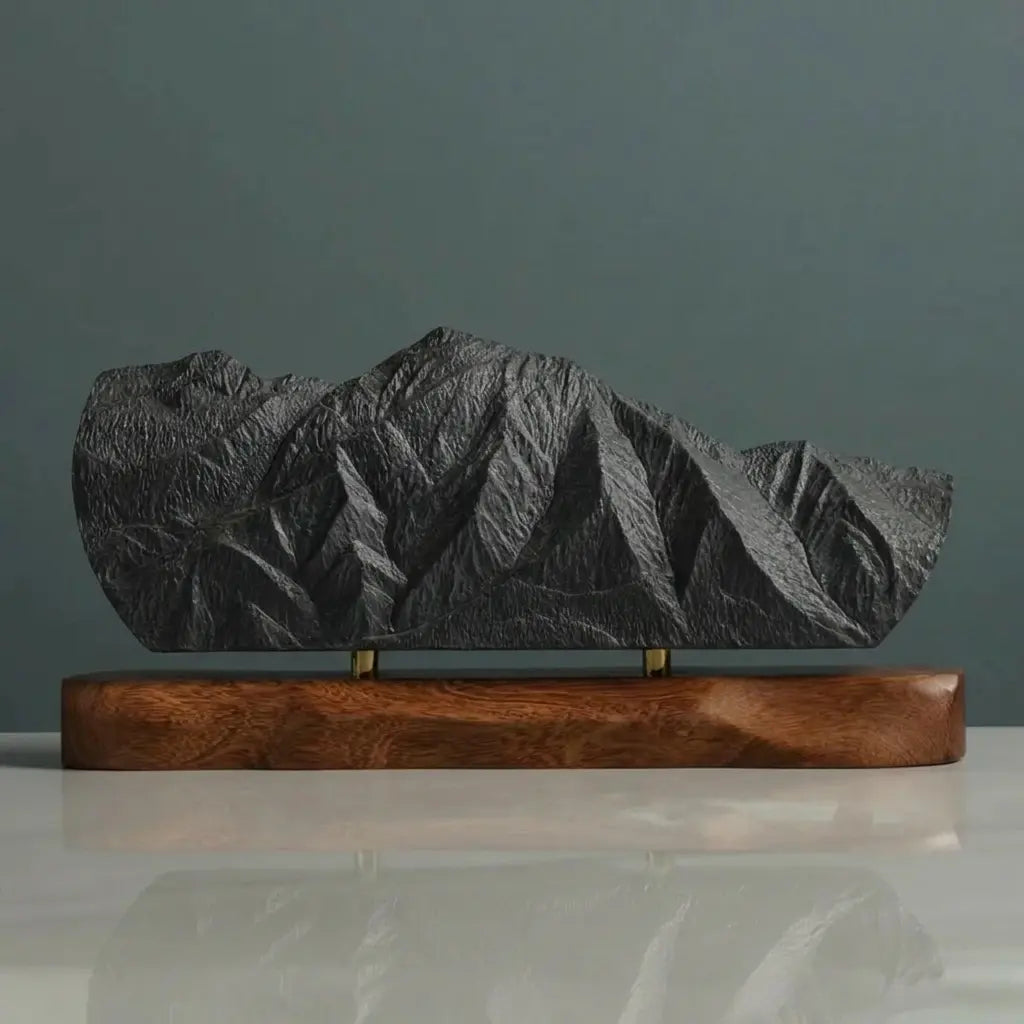Mount Olympus Sculpture (View from Millcreek, Utah) Sculpted Peaks