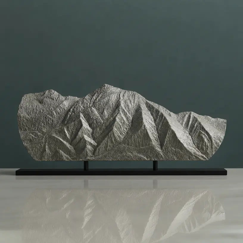 Mount Olympus Sculpture (View from Millcreek, Utah) Sculpted Peaks