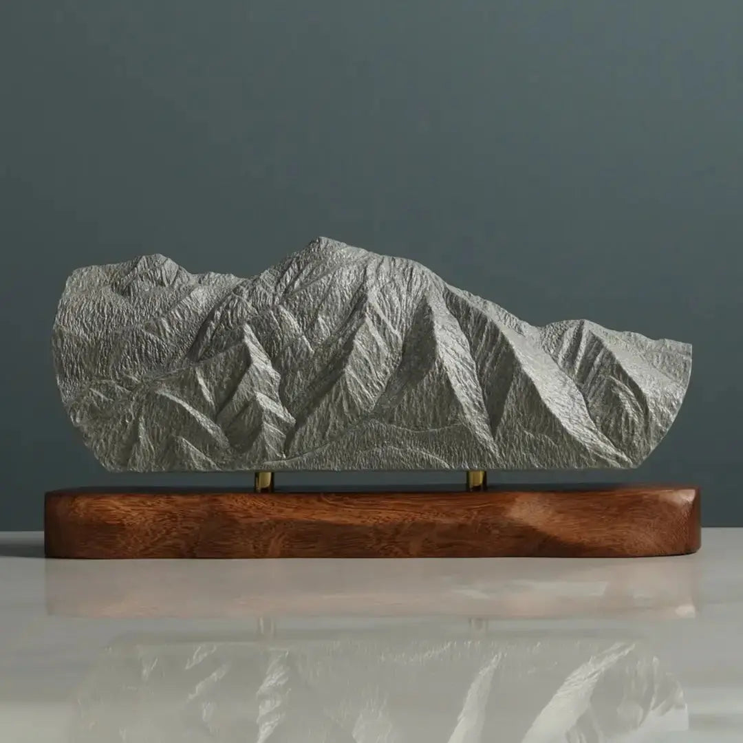 Mount Olympus Sculpture (View from Millcreek, Utah) Sculpted Peaks