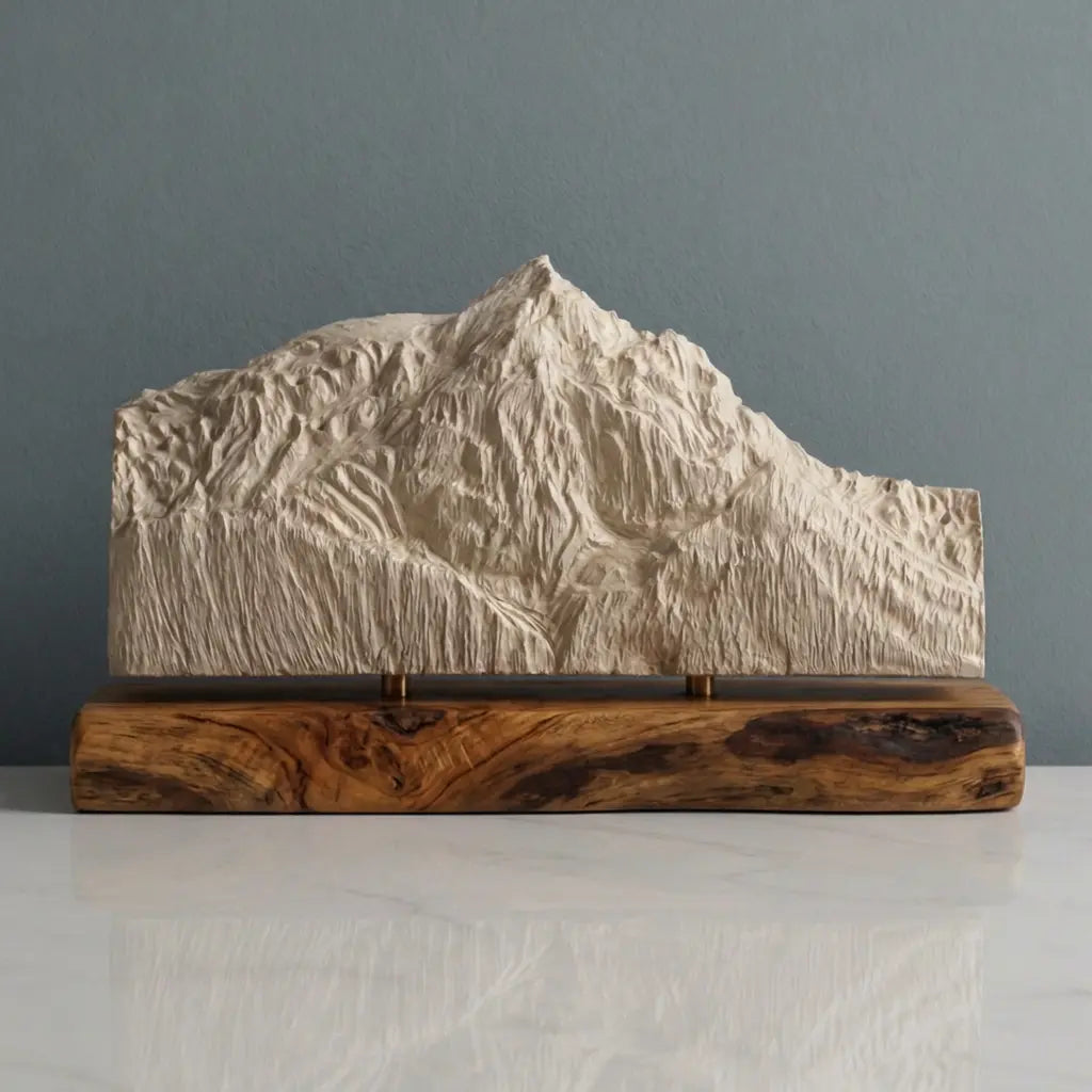 Mount Olympus Sculpture (View from Olympic National Park, Washington) Sculpted Peaks