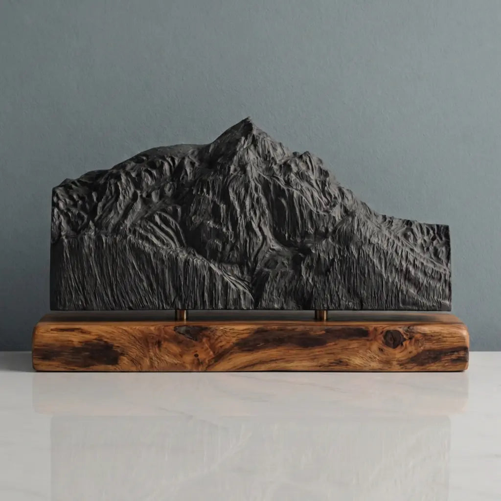Mount Olympus Sculpture (View from Olympic National Park, Washington) Sculpted Peaks