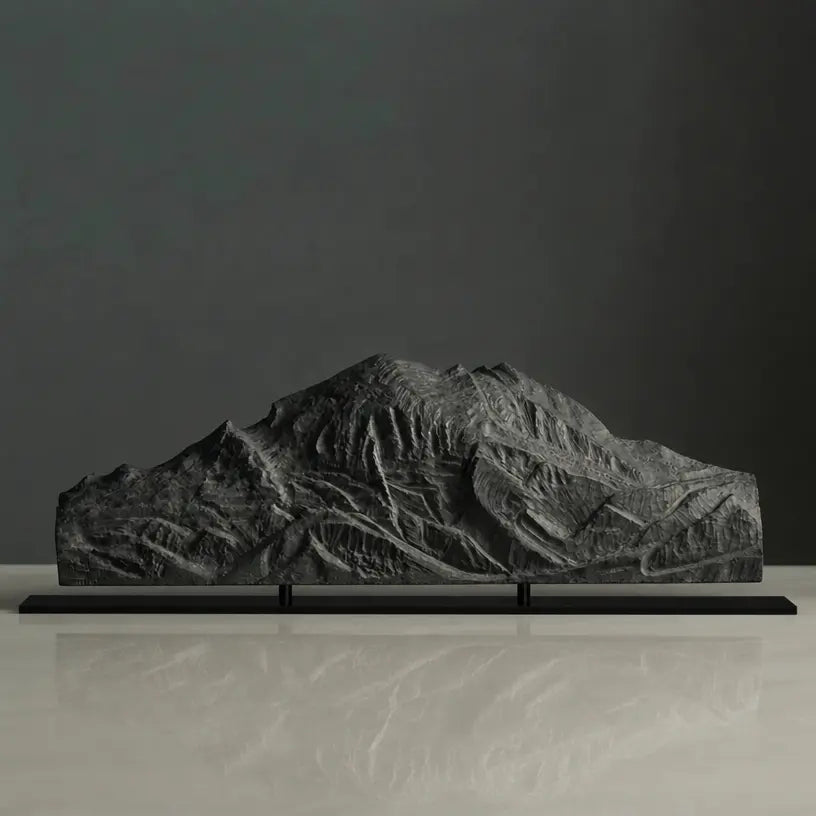 Mount Rainier Sculpture (View from Crystal Mountain, Washington) Sculpted Peaks