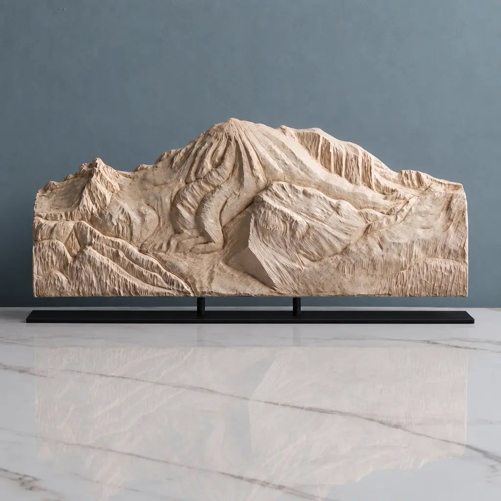 Mount Rainier Sculpture - Northeast Valley View Sculpted Peaks