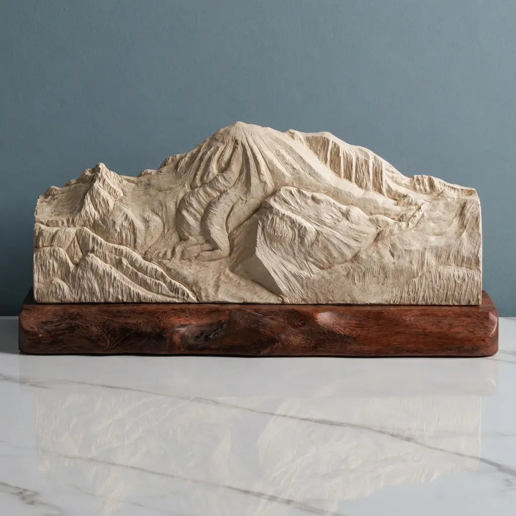 Mount Rainier Sculpture - Northeast Valley View Sculpted Peaks