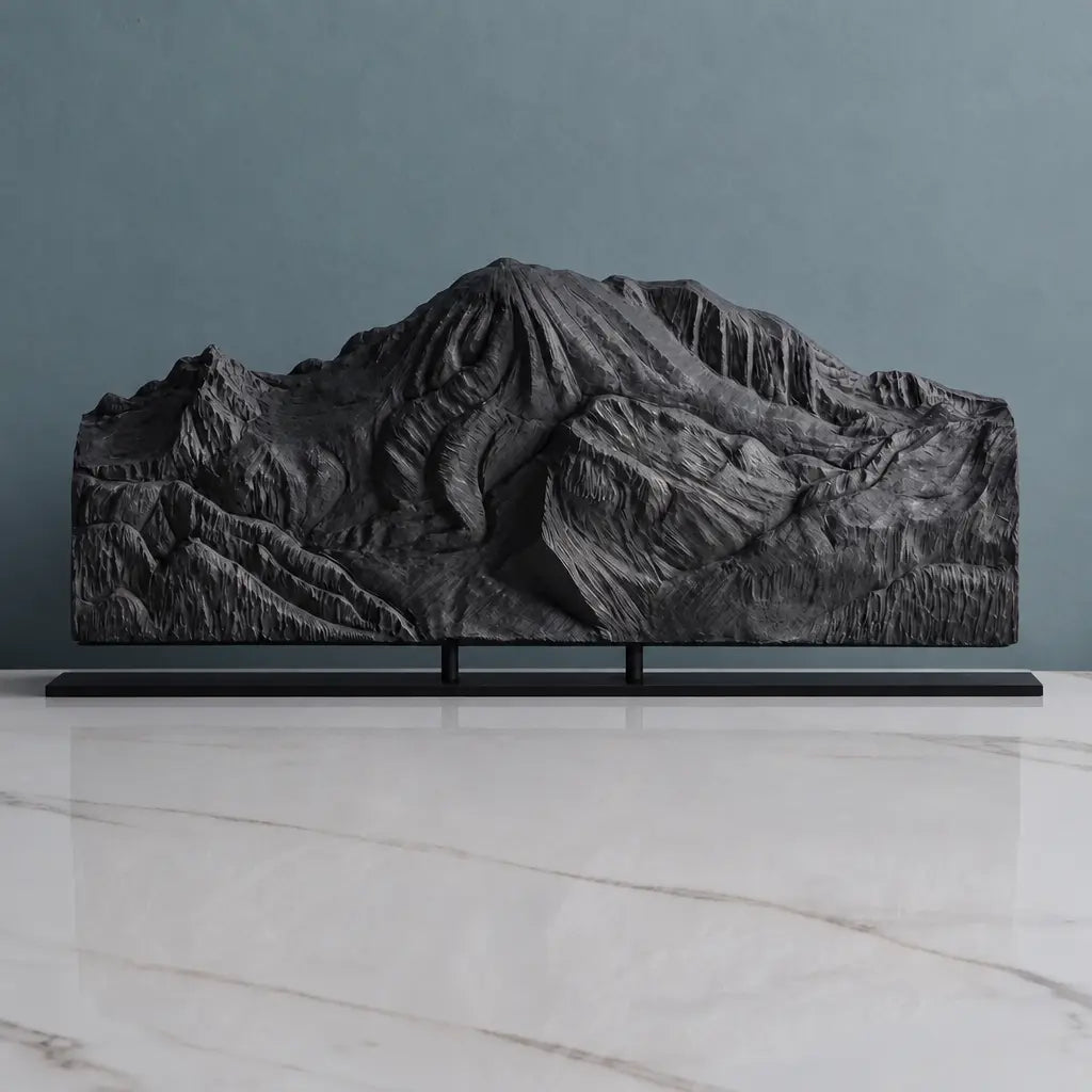 Mount Rainier Sculpture - Northeast Valley View Sculpted Peaks