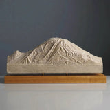Mount Rainier Sculpture (View from Seattle) Sculpted Peaks