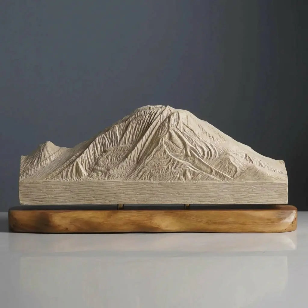 Mount Rainier Sculpture (View from Seattle) Sculpted Peaks