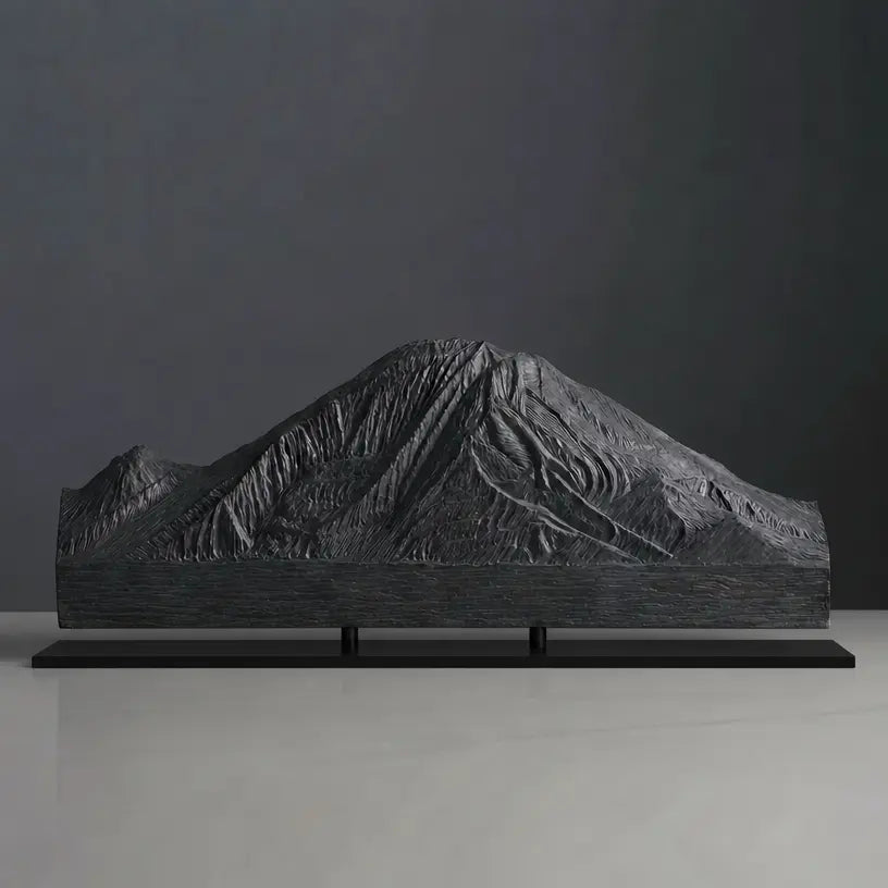 Mount Rainier Sculpture (View from Seattle) Sculpted Peaks