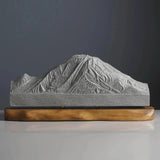 Mount Rainier Sculpture (View from Seattle) Sculpted Peaks