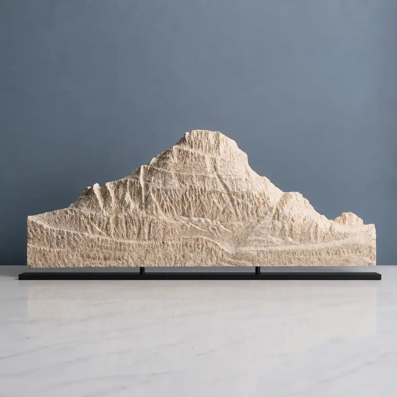 Mount Reynolds Sculpture (View from Logan Pass, Montana) Sculpted Peaks