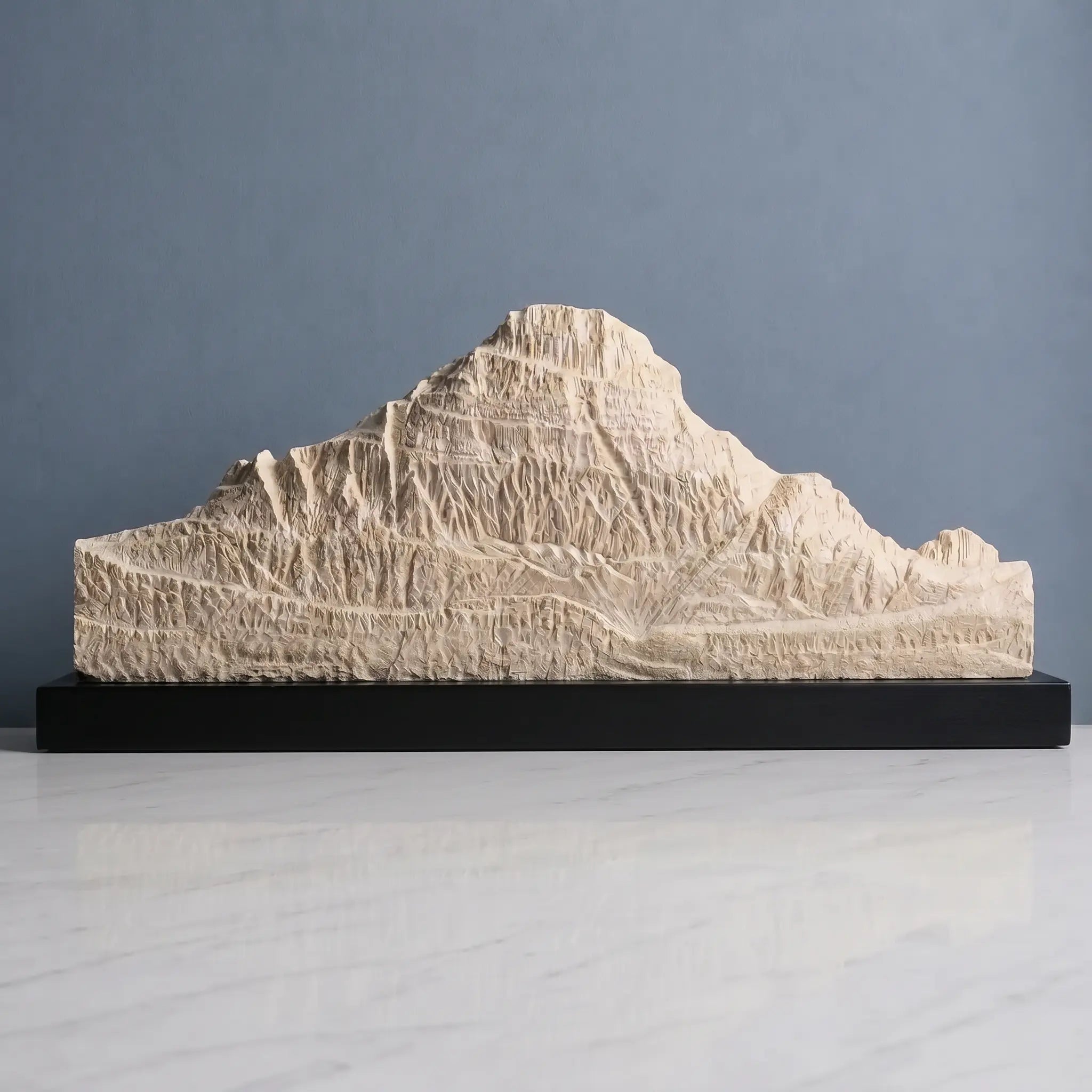 Mount Reynolds Sculpture (View from Logan Pass, Montana) Sculpted Peaks