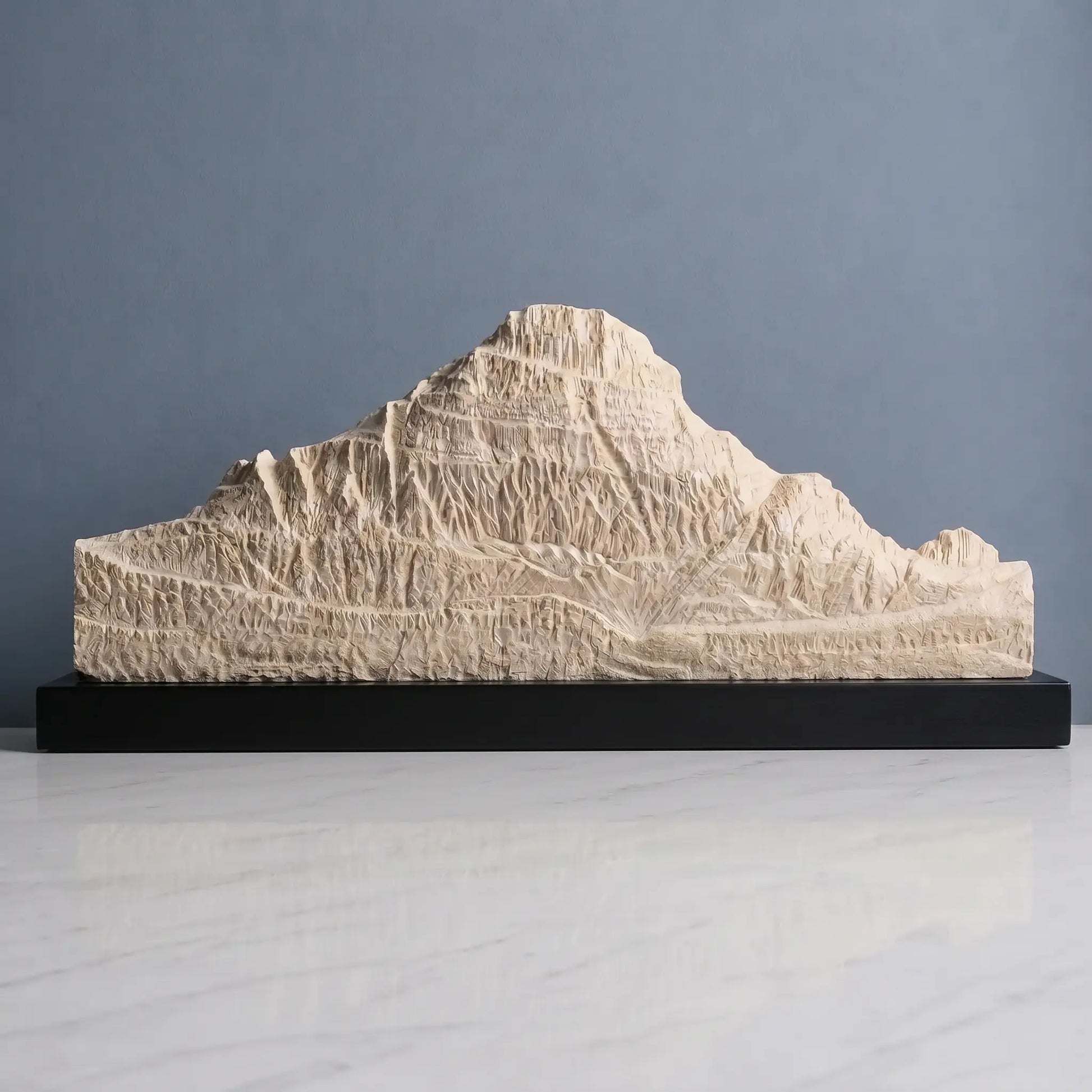 Mount Reynolds Sculpture (View from Logan Pass, Montana) Sculpted Peaks