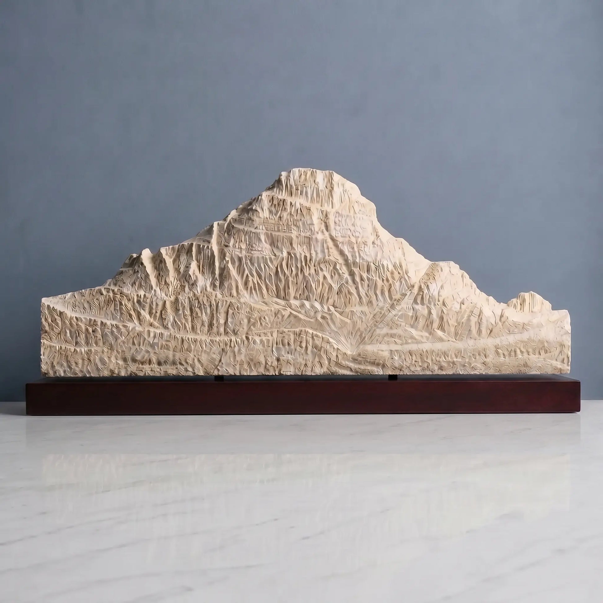 Mount Reynolds Sculpture (View from Logan Pass, Montana) Sculpted Peaks
