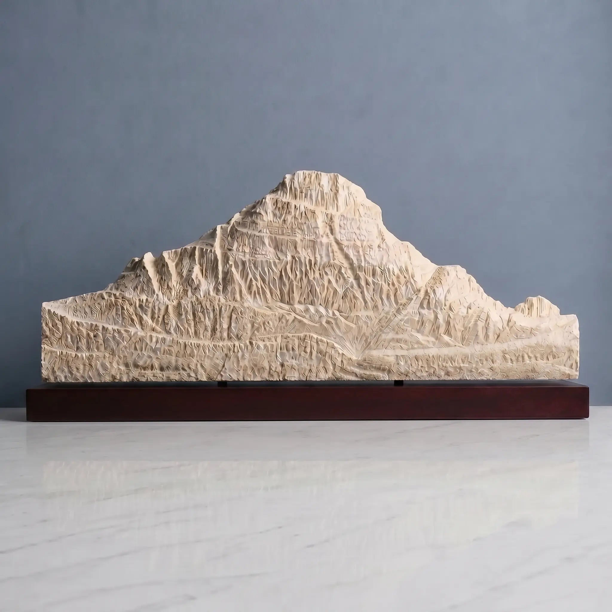 Mount Reynolds Sculpture (View from Logan Pass, Montana) Sculpted Peaks