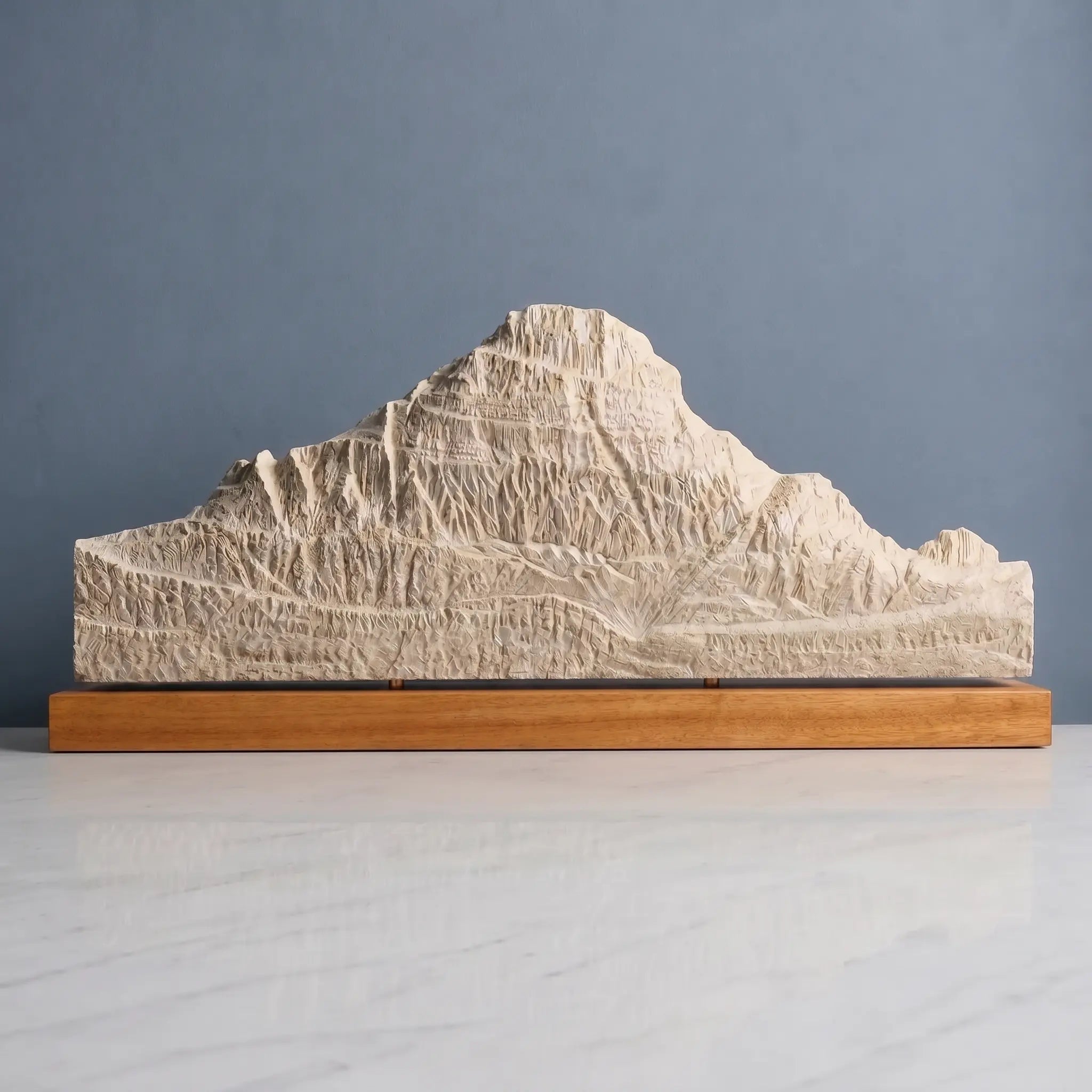 Mount Reynolds Sculpture (View from Logan Pass, Montana) Sculpted Peaks