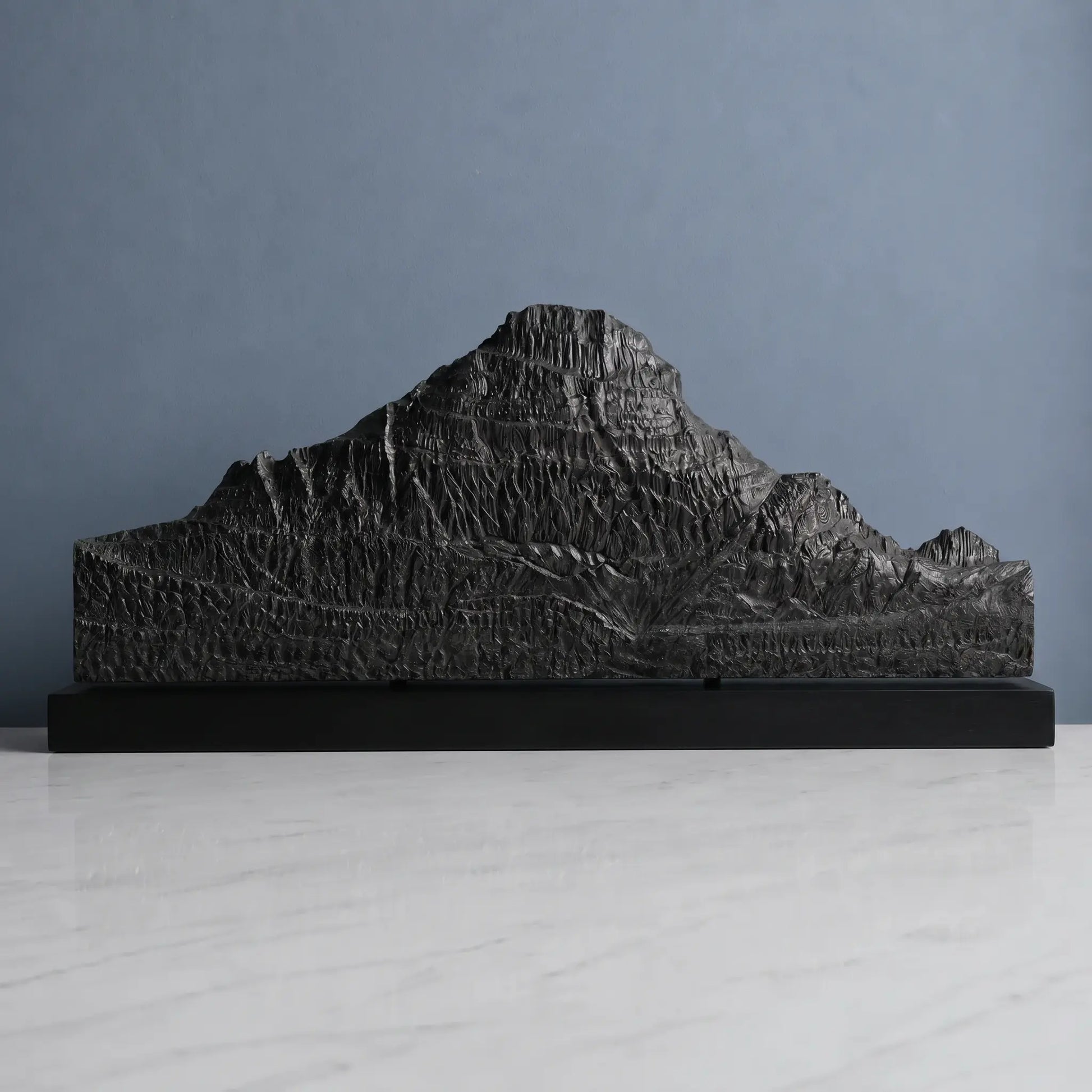 Mount Reynolds Sculpture (View from Logan Pass, Montana) Sculpted Peaks