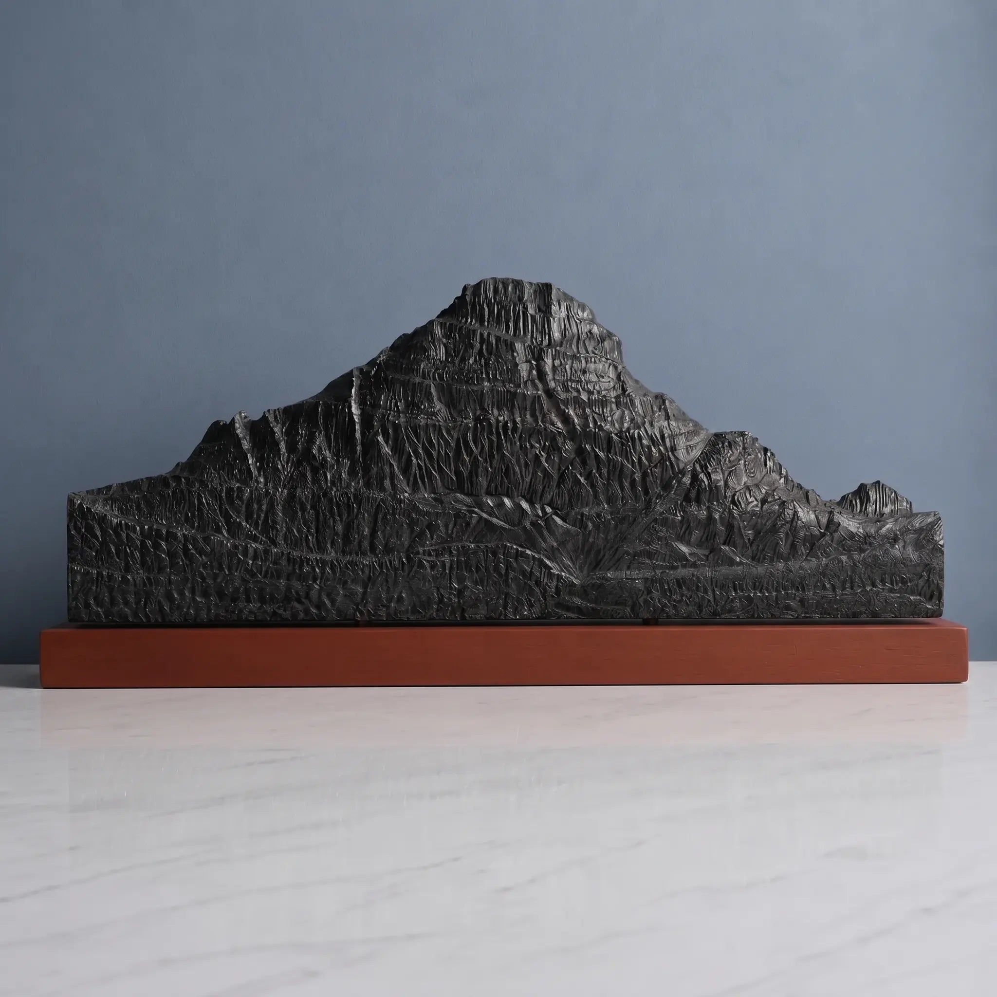 Mount Reynolds Sculpture (View from Logan Pass, Montana) Sculpted Peaks